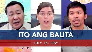 UNTV: ITO ANG BALITA | July 15, 2021