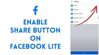 How to Enable Share Button on Facebook Lite 2024 (EASY!) | Activate Share Button on FB Lite