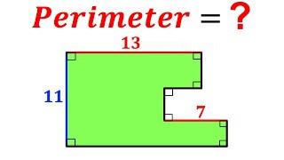 Can you calculate the Perimeter of the given shape? | (Polygon) | #math #maths | #geometry