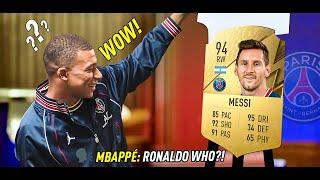 FOOTBALLERS REACT To Their *NEW* FIFA RATINGS!  ft. Mbappe, Ronaldo, Haaland...