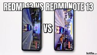 Xiaomi Redmi 13 vs Redmi Note 13 | Video test Display, SpeedTest, Camera Comparison