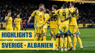 Highlights: Sverige - Albanien 1-0 | Seger i årets första hemmalandskamp!