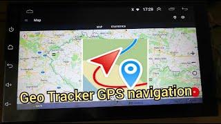 2DIN radio android - Geo Tracker GPS navigation