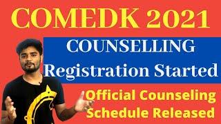 COMEDK 2021 Registration Started - COMEDK Counselling Registration Started
