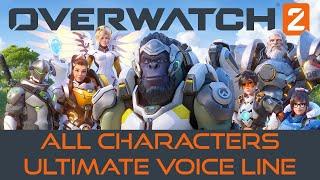 Overwatch 2 ALL Characters Ultimate Voice Lines (with Subtitles) HD