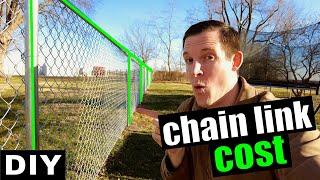 DIY: Chain Link Fence COST + How to Save Money!