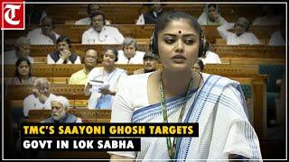 'Modi hai toh namumkin hai…': TMC MP Saayoni Ghosh slams government In Lok Sabha