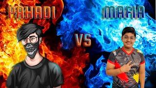 PAHADI VS MAFIA BATTLE OF TWO GOD OF SNIPERS IN FREE FIRE TOURNAMENT#FREEFIRE#1VS4#MAFIA#PAHADI