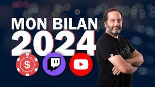 Bilan 2024 : Mes Résultats au Poker, sur YouTube et Twitch !