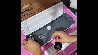 Unboxing Laminadora Bisofice frio-caliente