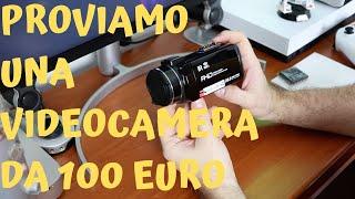 Videocamera ECONOMICA FULL HD da 100 euro - Posso usarla per video su YouTube? RECENSIONE 