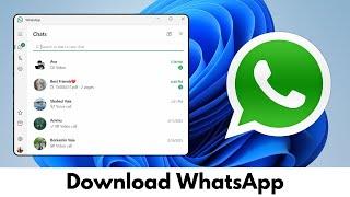 How To Download And Install WhatsApp in Laptop or PC (2025)