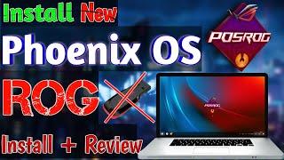 How To Install Phoenix OS ROG ? Best Android OS For Low-End & Old PC | POSROG | Install + Review