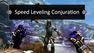 Skyrim SE - Speed Leveling Conjuration (with Unofficial Patch)