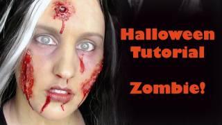 Halloween Tutorial - Zombie ( using liquid latex prosthetics )