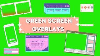 Aesthetic Green Screen Overlays (FREE TO USE)