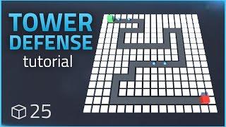 How to make a Tower Defense Game (E25 WAVE SPAWNER 2.0) - Unity Tutorial