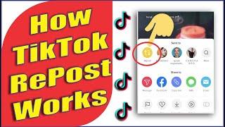 How to repost video on tiktok | Tiktok repost | WHAT DOES REPOST MEAN ON TIKTOK