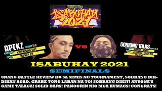Fliptop Isabuhay 2021 - Apekz vs Goriong Talas | Review Video #113