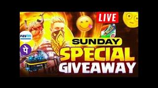 SUNDAY SPECAIL REDEEM CODE GIVEAWAY | FREE REDEEM CODE GIVEAWAY  #freefirelive #giveaways #ff