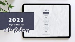 2023 Digital Planner for GoodNotes | Free template 