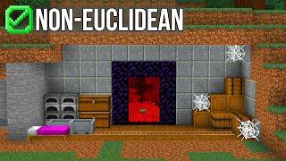 We Made a Bunker in Non-Euclidean Minecraft