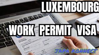 free Luxembourg work permit visa