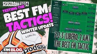 3-2-5 (LIBERO, 2 AM) | THE BEST FM TACTIC | Testing the Best FM24 Tactics | Football Manager 2024