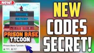 Prison Base Tycoon New Codes!! | ROBLOX *SECRET* CODES
