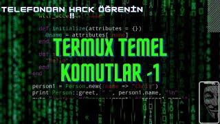 TERMUX TEMEL KODLAR ( 1. DERS )  TELEFON ÜZERİNDEN HACKER OLMAK