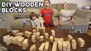 Make Your Own Wooden Blocks - DIY