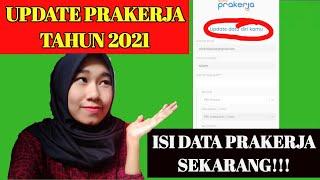 UPDATE DATA DIRI KARTU PRAKERJA SEKARANG !!