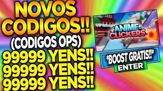 TODOS NOVOS CODIGOS *SECRETOS* no ANIME CLICKER SIMULATOR (anime clicker simulator codes)ROBLOX