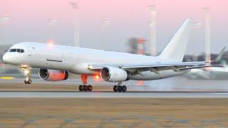 RARE! | Aviastar-TU Boeing 757-200(PCF) (VQ-BSX) Sunset Arrival at Munich Airport!