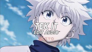 Tek It - Cafuné (sped up) [edit audio]