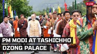 PM Modi LIVE: India's PM Modi Arrives at Tashichho Dzong Palace in Bhutan