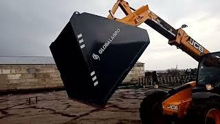 Ковш jcb со съёмным дополнительным ножом, сталь Hardox