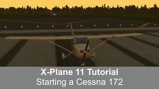 X-Plane 11 Starting a Cessna 172