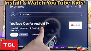 TCL Smart TV: How to Download and Install YouTube Kids