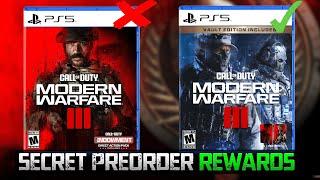 Watch This BEFORE Buying Modern Warfare 3! (SECRET Preorder BONUS REWARDS & CONTENT)