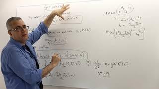 Ch 0: [Optimization 3] Constrained Optimization, Substitution method, Lagrangian Method