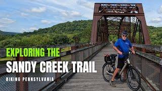 Biking Pennsylvania:  Sandy Creek Trail & The Stunning Belmar Bridge!