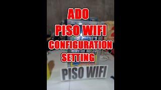 ADO PISO WIFI CONFIGURATION SETTING USING CELLPHONE