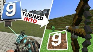 HOW to play MINECRAFT in GARRY'S MOD [ Minecraft Addons Pack for Garry's mod ]