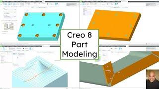 Creo Parametric 8.0 - Part Modeling Enhancements (Video 1)
