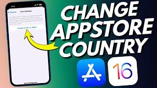 How do i change my app store country on iOS 16 | Change app store region in 2022