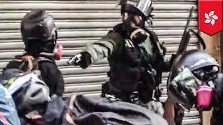 Hong Kong protester shot with live round in chest - TomoNews