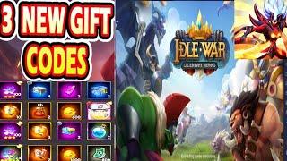 NewIdle War Legendary Heroes Gift Codes | Idle War Legendary Heroes Gameplay | Idle War Code