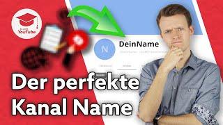 Finde so den richtigen Namen für deinen YouTube-Kanal (Anleitung)