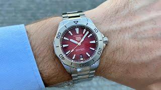 TAG Heuer Aquaracer 40 mm red dial 2023